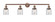 Franklin Restoration Four Light Bath Vanity in Antique Copper (405|215-AC-G52)