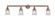 Franklin Restoration Four Light Bath Vanity in Antique Copper (405|215-AC-G184S)