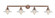 Franklin Restoration Four Light Bath Vanity in Antique Copper (405|215-AC-G1)