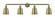Franklin Restoration LED Bath Vanity in Antique Brass (405|215-AB-M9-AB-LED)