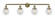 Franklin Restoration Four Light Bath Vanity in Antique Brass (405|215-AB-G202-6)