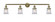 Franklin Restoration Four Light Bath Vanity in Antique Brass (405|215-AB-G182S)