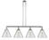 Franklin Restoration Four Light Island Pendant in Polished Chrome (405|214-PC-G42-L)