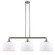 Franklin Restoration Three Light Island Pendant in Brushed Satin Nickel (405|213-SN-G71-L)