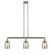 Franklin Restoration LED Island Pendant in Brushed Satin Nickel (405|213-SN-G58-LED)