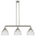 Franklin Restoration Three Light Island Pendant in Brushed Satin Nickel (405|213-SN-G222)