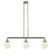Franklin Restoration Three Light Island Pendant in Brushed Satin Nickel (405|213-SN-G201-6)