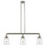 Franklin Restoration Three Light Island Pendant in Brushed Satin Nickel (405|213-SN-G182)