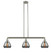 Franklin Restoration LED Island Pendant in Brushed Satin Nickel (405|213-SN-G173-LED)