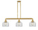Franklin Restoration LED Island Pendant in Satin Gold (405|213-SG-G72-LED)