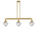 Franklin Restoration LED Island Pendant in Satin Gold (405|213-SG-G532-LED)