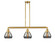 Franklin Restoration LED Island Pendant in Satin Gold (405|213-SG-G173-LED)