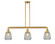 Franklin Restoration LED Island Pendant in Satin Gold (405|213-SG-G142-LED)