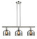 Franklin Restoration Three Light Island Pendant in Polished Nickel (405|213-PN-G73)