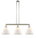 Franklin Restoration Three Light Island Pendant in Polished Nickel (405|213-PN-G41-L)