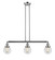 Franklin Restoration LED Island Pendant in Polished Nickel (405|213-PN-G202-6-LED)