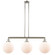 Franklin Restoration LED Island Pendant in Polished Nickel (405|213-PN-G201-10-LED)