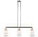 Franklin Restoration LED Island Pendant in Polished Nickel (405|213-PN-G181-LED)