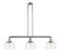 Franklin Restoration Three Light Island Pendant in Polished Chrome (405|213-PC-G713)