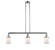 Franklin Restoration Three Light Island Pendant in Polished Chrome (405|213-PC-G181S)