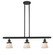 Franklin Restoration Three Light Island Pendant in Oil Rubbed Bronze (405|213-OB-G61)