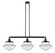 Franklin Restoration Three Light Island Pendant in Oil Rubbed Bronze (405|213-OB-G542)