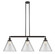 Franklin Restoration Three Light Island Pendant in Oil Rubbed Bronze (405|213-OB-G42-L)