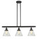 Franklin Restoration Three Light Island Pendant in Oil Rubbed Bronze (405|213-OB-G42)