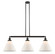 Franklin Restoration Three Light Island Pendant in Oil Rubbed Bronze (405|213-OB-G41-L)