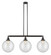 Franklin Restoration Three Light Island Pendant in Oil Rubbed Bronze (405|213-OB-G202-12)