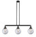 Franklin Restoration LED Island Pendant in Matte Black (405|213-BK-G202-8-LED)