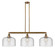Franklin Restoration LED Island Pendant in Brushed Brass (405|213-BB-G74-L-LED)