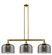 Franklin Restoration LED Island Pendant in Brushed Brass (405|213-BB-G73-L-LED)