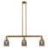 Franklin Restoration LED Island Pendant in Brushed Brass (405|213-BB-G53-LED)