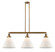 Franklin Restoration LED Island Pendant in Brushed Brass (405|213-BB-G41-L)