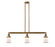 Franklin Restoration LED Island Pendant in Brushed Brass (405|213-BB-G181S-LED)