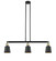 Franklin Restoration Three Light Island Pendant in Black Antique Brass (405|213-BAB-M9-BK)