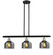 Franklin Restoration Three Light Island Pendant in Black Antique Brass (405|213-BAB-G73)