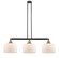 Franklin Restoration Three Light Island Pendant in Black Antique Brass (405|213-BAB-G71-L)