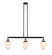 Franklin Restoration Three Light Island Pendant in Black Antique Brass (405|213-BAB-G661-7)