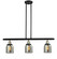 Franklin Restoration Three Light Island Pendant in Black Antique Brass (405|213-BAB-G53)