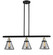 Franklin Restoration Three Light Island Pendant in Black Antique Brass (405|213-BAB-G43)
