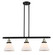 Franklin Restoration Three Light Island Pendant in Black Antique Brass (405|213-BAB-G41)