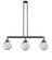 Franklin Restoration LED Island Pendant in Black Antique Brass (405|213-BAB-G202-8-LED)