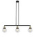 Franklin Restoration LED Island Pendant in Black Antique Brass (405|213-BAB-G202-6-LED)
