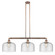 Franklin Restoration LED Island Pendant in Antique Copper (405|213-AC-G74-L-LED)
