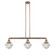 Franklin Restoration LED Island Pendant in Antique Copper (405|213-AC-G532-LED)