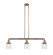Franklin Restoration LED Island Pendant in Antique Copper (405|213-AC-G513-LED)