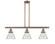 Franklin Restoration Three Light Island Pendant in Antique Copper (405|213-AC-G44)