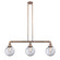 Franklin Restoration LED Island Pendant in Antique Copper (405|213-AC-G202-8-LED)